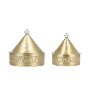 Round Luxury Arabian Style Stainless Steel Food Warmer Hot Pot <b>for</b> Tabletop Casserole Handmade on Hot <b>Sale</b> - Product Image 6