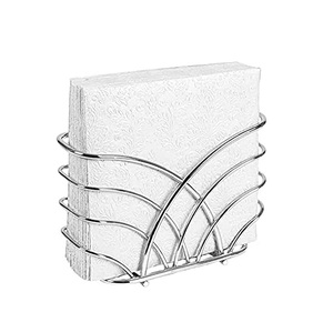 Soporte para servilletas de acero inoxidable, accesorio de cocina, rollo de pañuelos, precio al por mayor, asequible de fábrica - Product Image 5