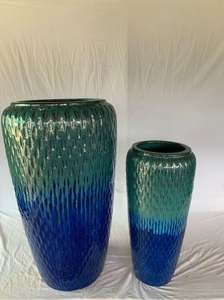 [Leo Nguyen Le] - Vente en gros de pots de fleurs en céramique vernissée sur mesure, grands pots en résine pour plantes d'extérieur/jardinage - Product Image 4