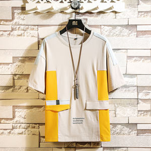 2023 Multiple Color 100% Cotton Long Sleeve <b>Striped</b> Plus Size <b>Men's</b> <b>T</b>-<b>shirts</b> - Product Image 1