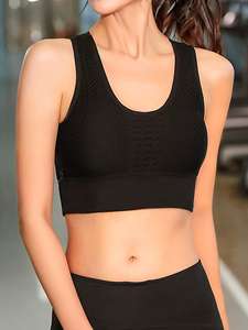 Kivotech U-cou Femmes Écologique Yoga Fitness Gilet avec Creux Respirant Conception Antichoc Sport Soutien-Gorge - Product Image 6