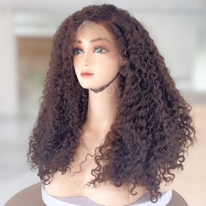 Productos más vendidos pelucas rizadas birmanas de 100% cabello humano vietnamita cabello humano real - Product Image 3