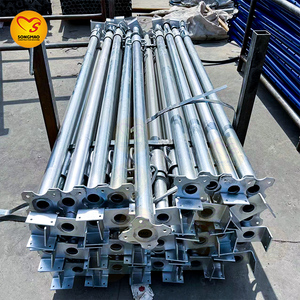 Puntal de Acero Ajustable Galvanizado para Andamios de Construcción, Puntales para Encofrados, Puntales de Apuntalamiento - Product Image 2