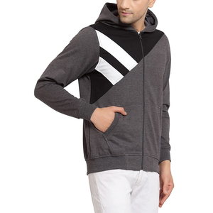 Sudadera con capucha para hombre 100% algodón al por mayor, sudadera con capucha con cremallera extragrande personalizada para invierno, fabricante de sudaderas con capucha de marca privada OEM - Product Image 3
