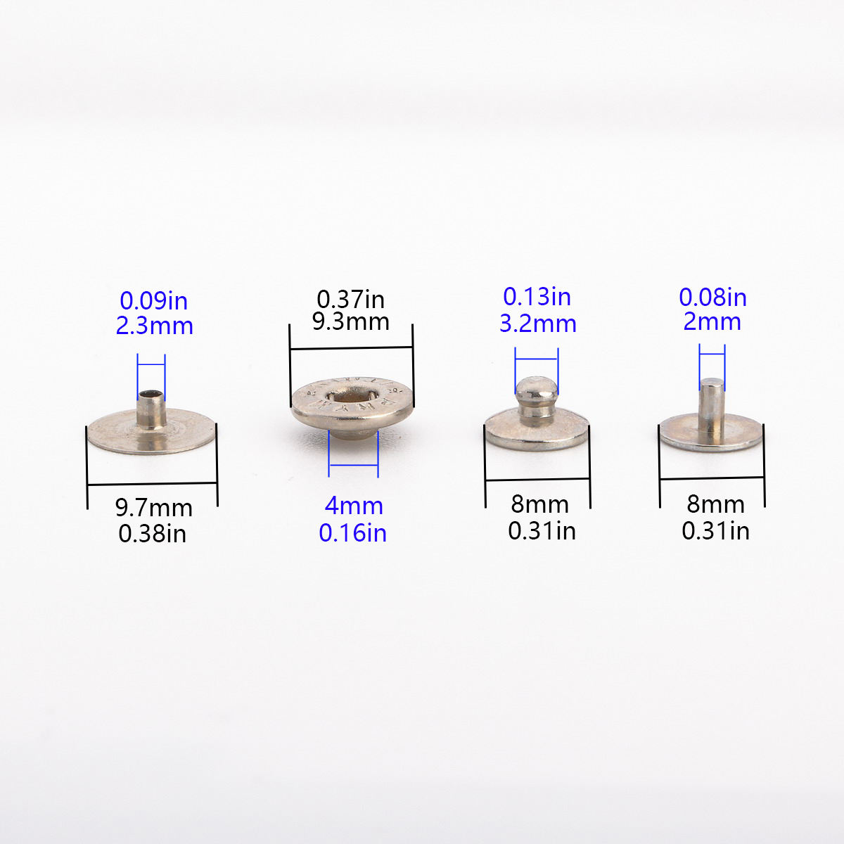 Nickel PRYM-9.3mm/0.37in