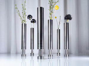 Durable Aluminium Flower <b>Vase</b> with <b>Unique</b> Design for Weddings Arties and Elegant Decorations - Product Image 3
