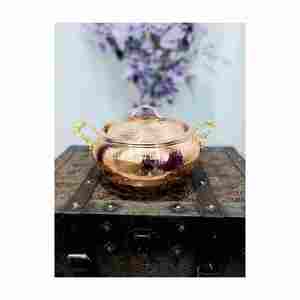 High in Demand Platters Serving Dish Tray Manufacturer From India <b>Utensils</b> Safe Copper Serving <b>Pot</b> with High Quality - Product Image 1