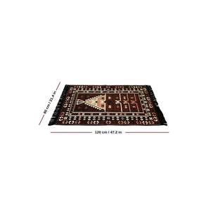 SHARK anatolian prayer rug kilim 15 COFFEE - Product Image 4