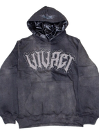 Streetwear personnalisé Sweats à capuche délavés à l'acide Vintage Sun Faded Dtg Print Heavyweight Hoodie Set Tracksuits pour hommes