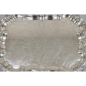 Plato de Servir Plateado con Diseño Festoneado, Estilo Victoriano, Plateado en Plata Inglesa Vintage - Product Image 6