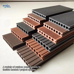 Plancher imperméable de qualité supérieure 100% - <span class=keywords><strong>Bois</strong></span> d'Ipé du Brésil - Revêtement de terrasse en composite plastique ignifuge - Revêtement de terrasse creux en composite - Carrelage extérieur en composite - Product Image 5