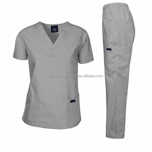 Newest Unisex <b>Scrub</b> Nurse Uniforms Surgery Veterinary Nursing High Quality Twill Polyester/Cotton Stretch Medical <b>Scrubs</b> <b>Sets</b> - Product Image 3