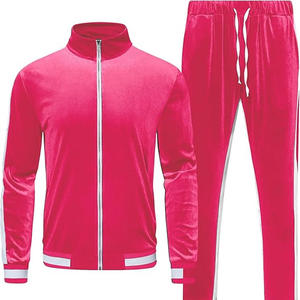 Ensemble de survêtement unisexe 2 pièces en coton 100% respirant, coupe-vent et écologique pour le sport et le fitness - Product Image 1