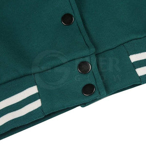Chaqueta con letras de alta calidad con logotipo personalizado, chaqueta a prueba de viento para mujer con servicio OEM - Product Image 3