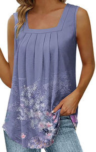 Camiseta sin mangas de entrenamiento ecológica para mujer de algodón 100% de alta calidad al por mayor, camiseta transpirable con ajuste muscular, botón de diseño de logotipo personalizado - Product Image 5