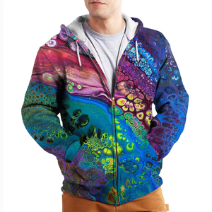 Sudaderas con capucha de sublimación para hombre de calidad superior Sudaderas con capucha de sublimación para hombre de alta fabricación para adultos - Product Image 3