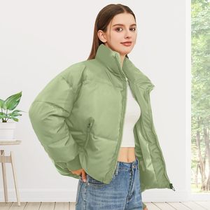 Chaqueta acolchada con aislamiento térmico para mujer con acolchado ligero transpirable tela a prueba de viento diseño ajustado Chaquetas acolchadas - Product Image 2