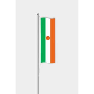 Custom 3x5ft Nigerian Pennant <b>Flag</b> Digital Printing Techniques Aluminum <b>Pole</b> Plastic Material Custom Logo <b>for</b> Outdoor Display - Product Image 1