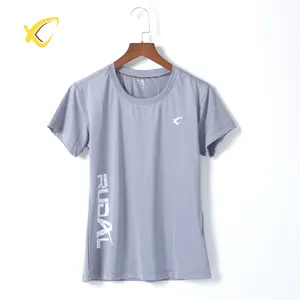 003-女式时尚t恤新款运动服瑜伽跑步锻炼上衣短袖休闲女式t恤