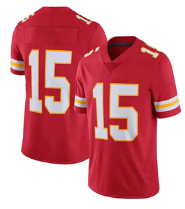 Vente en gros uniformes de football américain en polyester court ensembles de chemises de sport respirantes à séchage rapide techniques de sublimation grande taille - Product Image 5