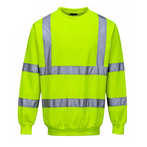 2025 nouveauté pull personnalisé chemises de travail haute visibilité à manches longues sweats haute visibilité vêtements de sécurité réfléchissants - Product Image 5