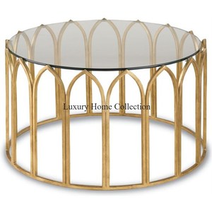 Mesa de Centro y mesa de centro de sombra de Color dorado decorativo para el hogar de Metal con forma de diamante para decorar el hogar, Hotel y restaurante - Product Image 6