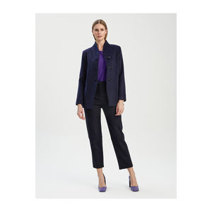 เสื้อแจ็คเก็ตคอเต่าผสมขนสัตว์สำหรับผู้หญิง BGN รุ่น W24J099 - Product Image 2