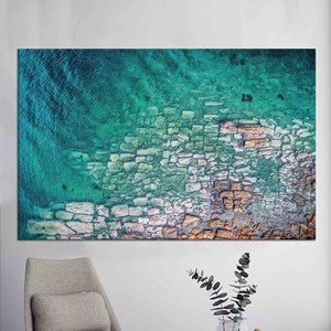 ผ้าใบพิมพ์ลายสวยงาม: งานศิลปะทิวทัศน์ทะเลวิวทะเล, ผ้าใบห่อหุ้ม - Product Image 1