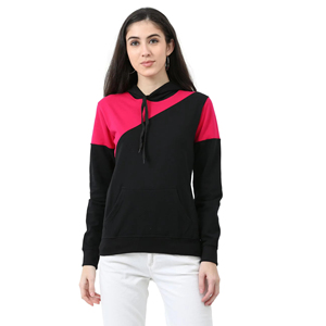 Pas cher prix femmes personnalisé haute qualité sweat à capuche style manches longues femmes sweats à capuche meilleure qualité coton matériel femmes sweats à capuche - Product Image 1