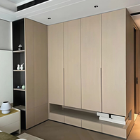 Armoires en bois modernes sur mesure avec bureaux et bibliothèques pour la chambre à coucher, meubles pour la maison, l'hôtel, la villa