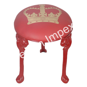 Modern Nordic Style Furniture Stool Metal Unique Bar Stool Excellent Hotel <b>Home</b> Decorative Ottoman for <b>Doctor</b> Cabin Cushion Seat - Product Image 6