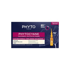 ผม Phyto Phytocyane หลอดสำหรับฟื้นฟูผมซาลอนแพ็คจำนวนมาก - Product Image 3