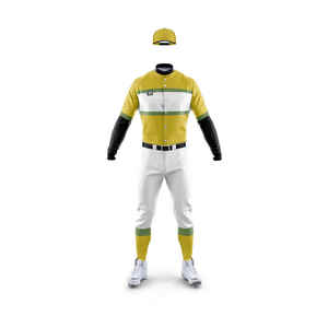 Servicio OEM Material de alta calidad Impresión de logotipo personalizado Ropa de softbol Nuevo diseño Ropa deportiva liviana Uniforme de béisbol - Product Image 2