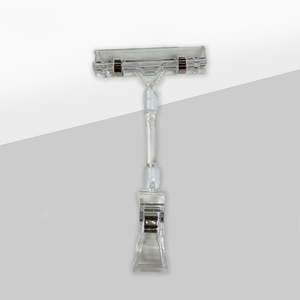Abrazadera de doble cabezal para tablero de exhibición - Product Image 1