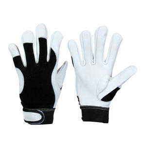 ถุงมือหนังแบบเต็มตัวทำจากหนังแพะและผ้าฝ้ายนุ่ม - Product Image 2