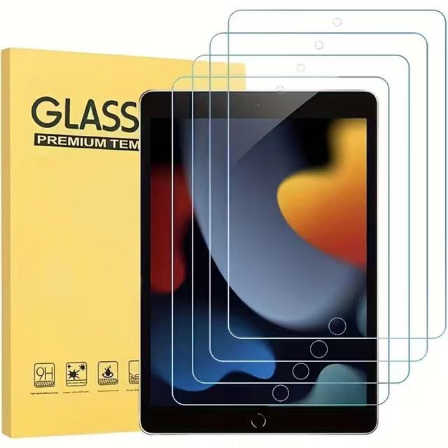 Wholesale iPad Screen Protector Tempered Glass Bulk, HD Clear Anti-Fingerprint,9H Hardness Full Coverage Screen Guard