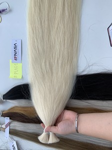 Precio al por mayor Extensiones de cabello a granel Fuerte y sin enredos Double Drown 100 gramos Colores oscuros 14 pulgadas - Product Image 6