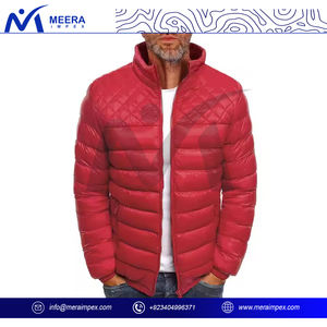 Blouson matelassé léger et imperméable pour homme, personnalisé OEM, chaud, coupe-vent, streetwear, décontracté, haute performance pour l'hiver - Product Image 4