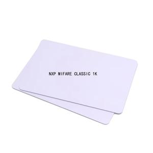 Printbare 13.56MHz <span class=keywords><strong>Mifare</strong></span> Classic <span class=keywords><strong>1K</strong></span> NFC RFID blanco PVC-kaart met waterdichte eigenschap voor toegangscontrole - Product Image 4