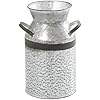 Maceta decorativa de lata de leche de Metal, acabado galvanizado, Material de hierro, jarrón de suelo ecológico para el hogar elegante, centro de mesa interior - Product Image 2