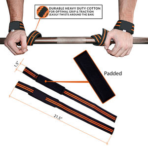 Factory Made <b>Gym</b> Workout Weight Lifting <b>Straps</b> for Strength Training Heavy Competition Powerlifting Wrist Wraps with Custom logo - Product Image 6