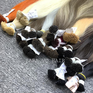 I Tip Keratin Doble dibujado Cabello recto Cutícula alineada Pelucas vírgenes Extensiones de cabello humano Proveedores Venta al por mayor Paquetes de cabello crudo - Product Image 6