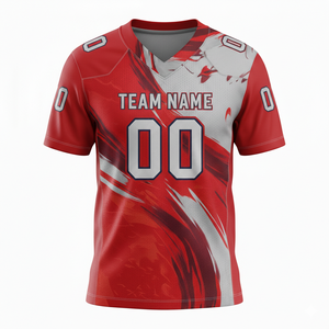 Maillot de football américain sublimé personnalisable, respirant, avec emplacement pour logo avant - Product Image 5