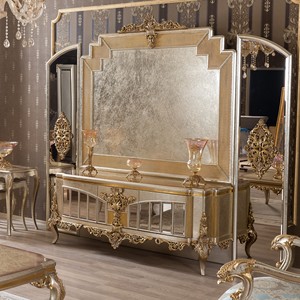 Salle à manger et salon modernes extensibles en bois européen Sentiment de prestige Collection exclusive Meubles - Product Image 5