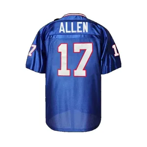 2025 Custom Blank Football Jersey Mesh Plain American Football Jersey Sports Practice Sports Football T-shirt - Product Image 3