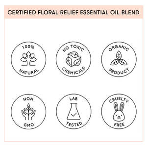 Mezcla de Aceites Esenciales Puros con Relieve Floral, Prensados en Frío, Lavanda, Sándalo y Vainilla para Nutrir e Hidratar el Cuerpo - Product Image 6