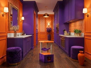 Luxury Modern Multi-Level Cat Tree Tower – Premium Jute <b>Scratching</b> <b>Post</b> with Cozy Tube House & Platforms - Product Image 2