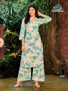 Nueva colección de pantalones Kurti estampados de algodón para mujer para uso regular y de oficina con tela de calidad con diferentes estampados - Product Image 6