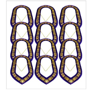 ชุดเครื่องเพชรฟรีปลอกคอโซ่12ชิ้นสำหรับช่างก่ออิฐสีฟ้า - Product Image 5