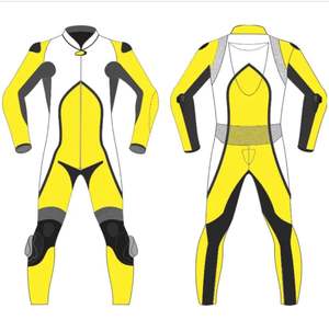 Cowhide ชุดแข่งมอเตอร์ไซค์2ชิ้น,ชุดหนังมอเตอร์ไซค์ชุดแข่งมอเตอร์ไซค์พร้อมเกราะป้องกัน Ce ปี100% - Product Image 5